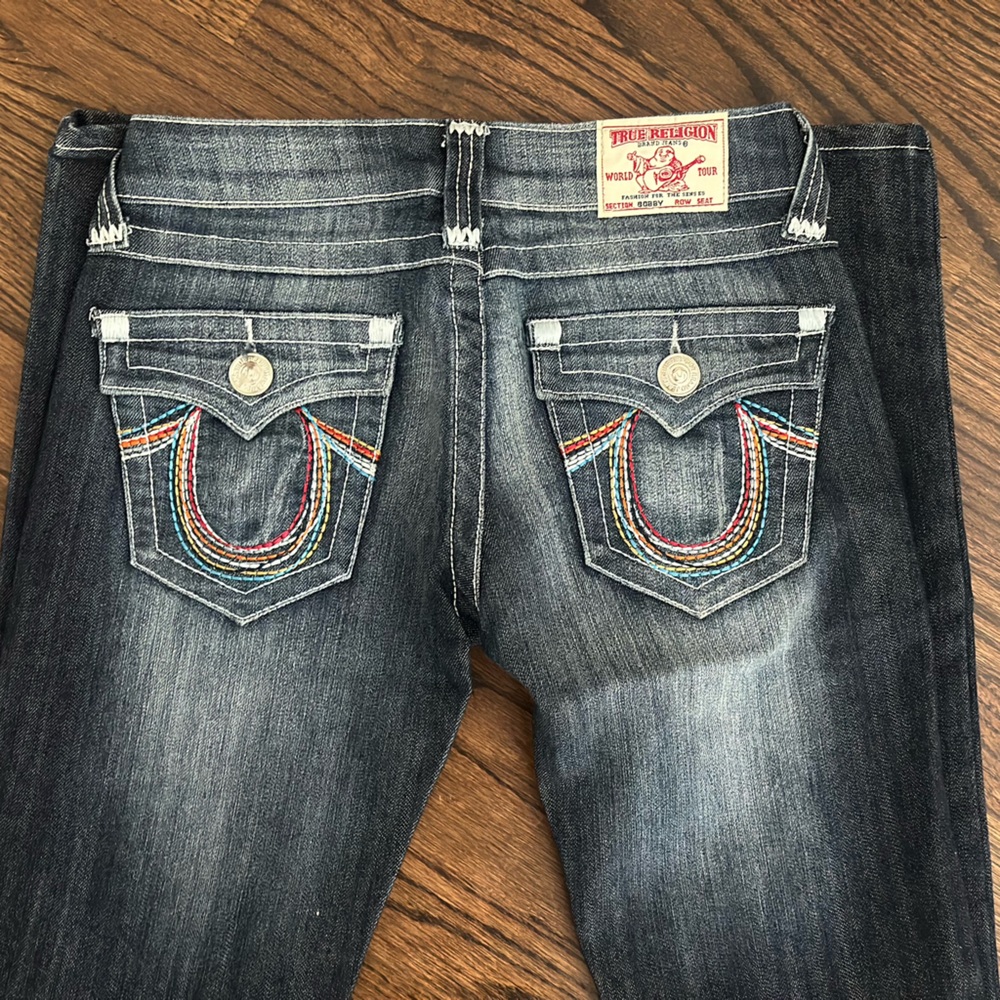 True Religion Dark Blue Flare Jeans